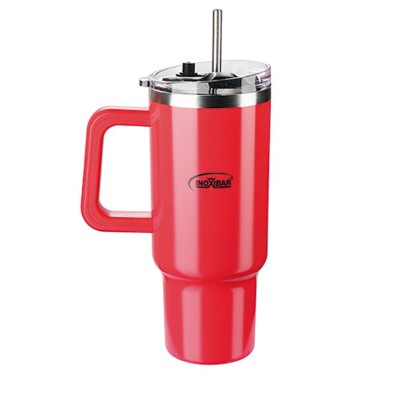 Thermal Cup with Lid Inoxibar Red 1,2 L