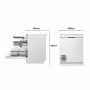 Dishwasher LG DF365FWS White B