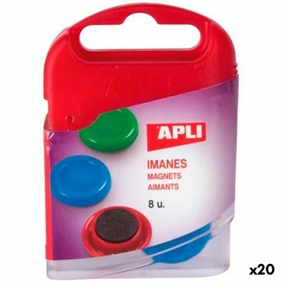 Magnets Apli Ø 2 cm 8 Pieces (20 Units)