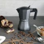 Italian Coffee Pot Fagor TIRAMISU 3 Black Aluminium