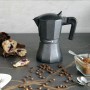 Italian Coffee Pot Fagor TIRAMISU 3 Black Aluminium