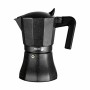 Italian Coffee Pot Fagor TIRAMISU 9 Black Aluminium
