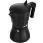Italian Coffee Pot Fagor TIRAMISU 9 Black Aluminium