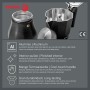 Italian Coffee Pot Fagor TIRAMISU 9 Black Aluminium