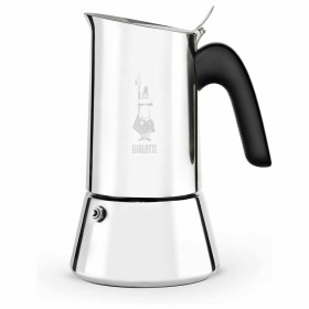 Italian Coffee Pot Bialetti NEW VENUS Silver Metal Stainless steel