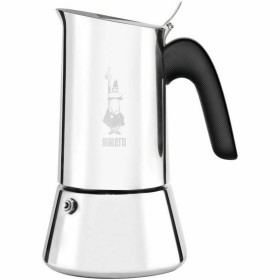 Italian Coffee Pot Bialetti NEW VENUS Silver Metal Stainless steel