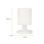Lampion Smartwares IDE-60067 Blanc Plastique