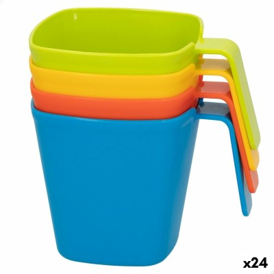Set de Verres Aktive Multicouleur 390 ml Pique-nique 24 Unités 4 Pièces