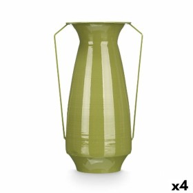 Vase Gift Decor Vert Fer Conique 25,5 x 41,5 x 18,5 cm (4 Unités)