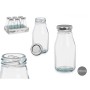 Glass Bottle Vivalto Transparent Silver PVC Metal Glass 250 ml (6 Units)