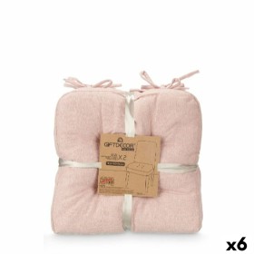Ensemble de coussins Gift Decor Rose 40 x 40 x 7 cm 2 Pièces (6 Unités)