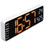 Wall Clock with Thermometer Hama 00222224 White Black Plastic