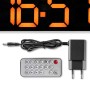 Wall Clock with Thermometer Hama 00222224 White Black Plastic