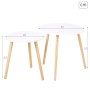 Jeu de 2 tables Max Home Blanc 50 x 50 x 50 cm (2 Unités)