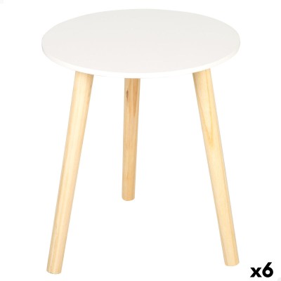 Table d'appoint Max Home Blanc 35 x 40 x 35 cm (6 Unités)