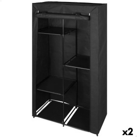 Clothes and Shoe Organiser Max Home Black 88 X 167 X 45 CM 2 Units