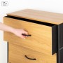 Chest of drawers Max Home Black Modern 55 X 100 X 30 CM