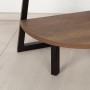 Étagère Max Home Noir Fer Bois MDF 4 Etagères 30 x 135 x 30 cm