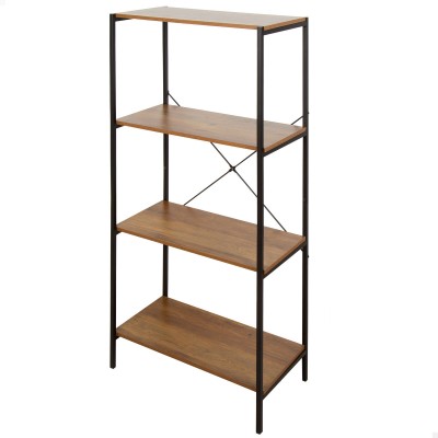 Étagère Max Home Fer Bois MDF 4 Etagères 60 X 120 X 30 CM