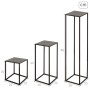 Set de 3 Tables Gigognes Max Home 30 x 90 x 30 cm
