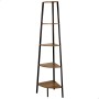 Étagère Max Home Noir Fer Bois MDF 5 Etagères 35 x 160 x 35 cm