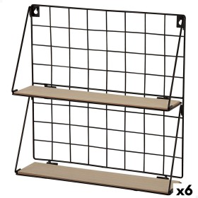 Étagère Max Home Fer Bois MDF 40 X 41 X 11 CM (6 Unités)