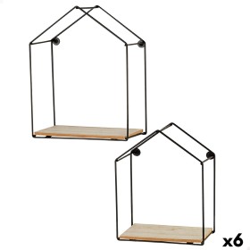 Étagère Max Home Fer Bois MDF 21 x 25 x 10 cm (6 Unités)