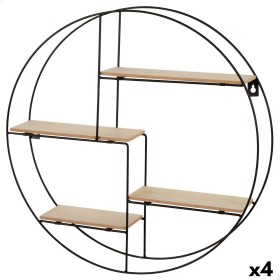 Étagère Max Home Fer Bois MDF 50 x 50 x 10 cm (4 Unités)