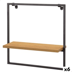 Etagère Max Home Fer Bois MDF 35 x 35 x 12 cm (6 Unités)