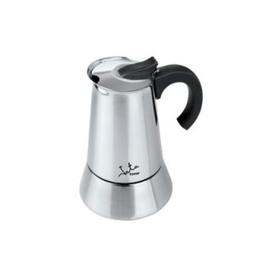 Cafetière Italienne JATA CAX106 ODIN   * Argenté Métal Acier inoxydable 6 Tasses