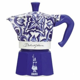 Cafetière Italienne Bialetti MOKA D&G Bleu Aluminium 6 Tasses