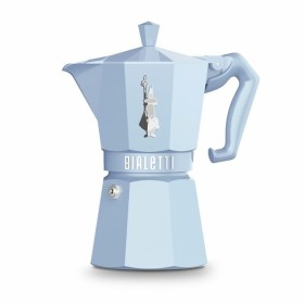 Cafetière Italienne Bialetti MOKA EXCLUSIVE Bleu Aluminium 6 Tasses