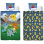 Duvet cover set Pokémon 25 x 4 x 30 cm Multicolour Double 2 Pieces
