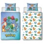 Parure de couette Pokémon 25 x 4 x 30 cm Bleu Lit 2 persones 2 Pièces