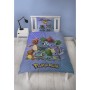Duvet cover set Pokémon 25 x 4 x 30 cm Blue Double 2 Pieces