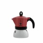 Italian Coffee Pot Bialetti NEW MOKA Red Metal Aluminium 150 ml