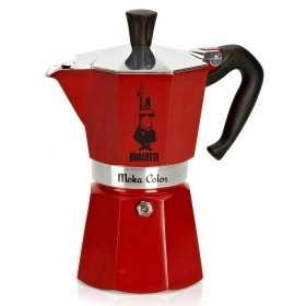 Cafetière Italienne Bialetti MOKA RED Rouge 6 Tasses