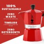 Cafetière Italienne Bialetti MOKA RED Rouge 6 Tasses