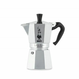Italian Coffee Pot Bialetti MOKA Silver Aluminium 6 Cups