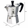 Italian Coffee Pot Bialetti MOKA Silver 60 ml