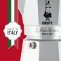 Italian Coffee Pot Bialetti MOKA Silver Metal Stainless steel Aluminium 1 L