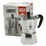 Italian Coffee Pot Bialetti MOKA Silver Metal Stainless steel Aluminium 1 L