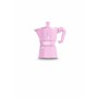 Cafetière Italienne Bialetti MOKA EXCLUSIVE Rose Aluminium Plastique Bakélite 3 Tasses