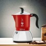 Italian Coffee Pot Bialetti FIAMMETTA Red Aluminium 4 Cups