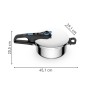 Pressure cooker Tefal TRENDY+      4L Metal