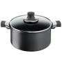 Casserole with lid Tefal EXCELLENCE 20CM Ø 20 cm 2,8 L Black Aluminium