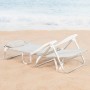 Chaise de Plage Aktive 47 x 82 x 49 cm (2 Unités)