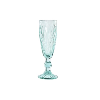 Wineglass DKD Home Decor Turquoise Crystal 150 ml