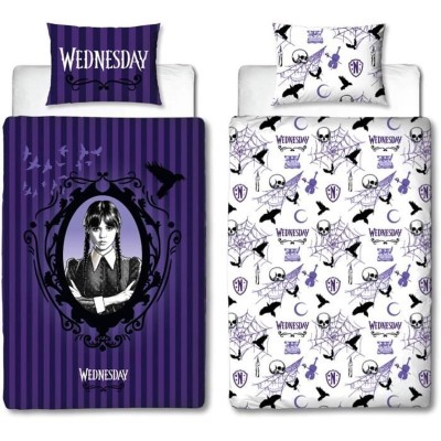 Parure de couette Wednesday Multicouleur Lit 2 persones 2 Pièces