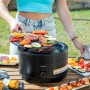 Barbecue Charbon de Bois sans Fumée Portable InnovaGoods Fer (Reconditionné B)